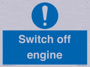 Switch off engine